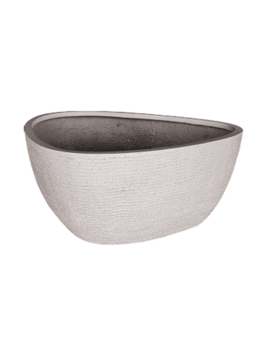
Pot de fleurs "Ruvido Organic" de haute qualité pour l'intérieur et l'extérieur, différentes tailles - Ø 67 x hauteur 30 cm / Sable