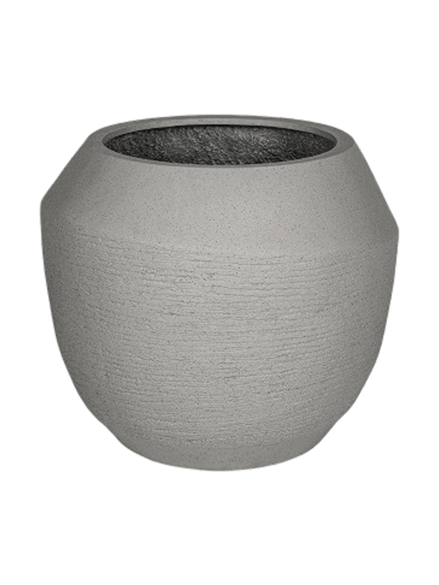 
Pot de fleurs d'intérieur et d'extérieur de qualité supérieure « Ruvido Combi », différentes tailles - Ø 54 x hauteur 47 cm / Gris