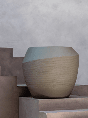 
Pot de fleurs d'intérieur et d'extérieur de qualité supérieure « Ruvido Combi », différentes tailles - Ø 54 x hauteur 47 cm / Gris