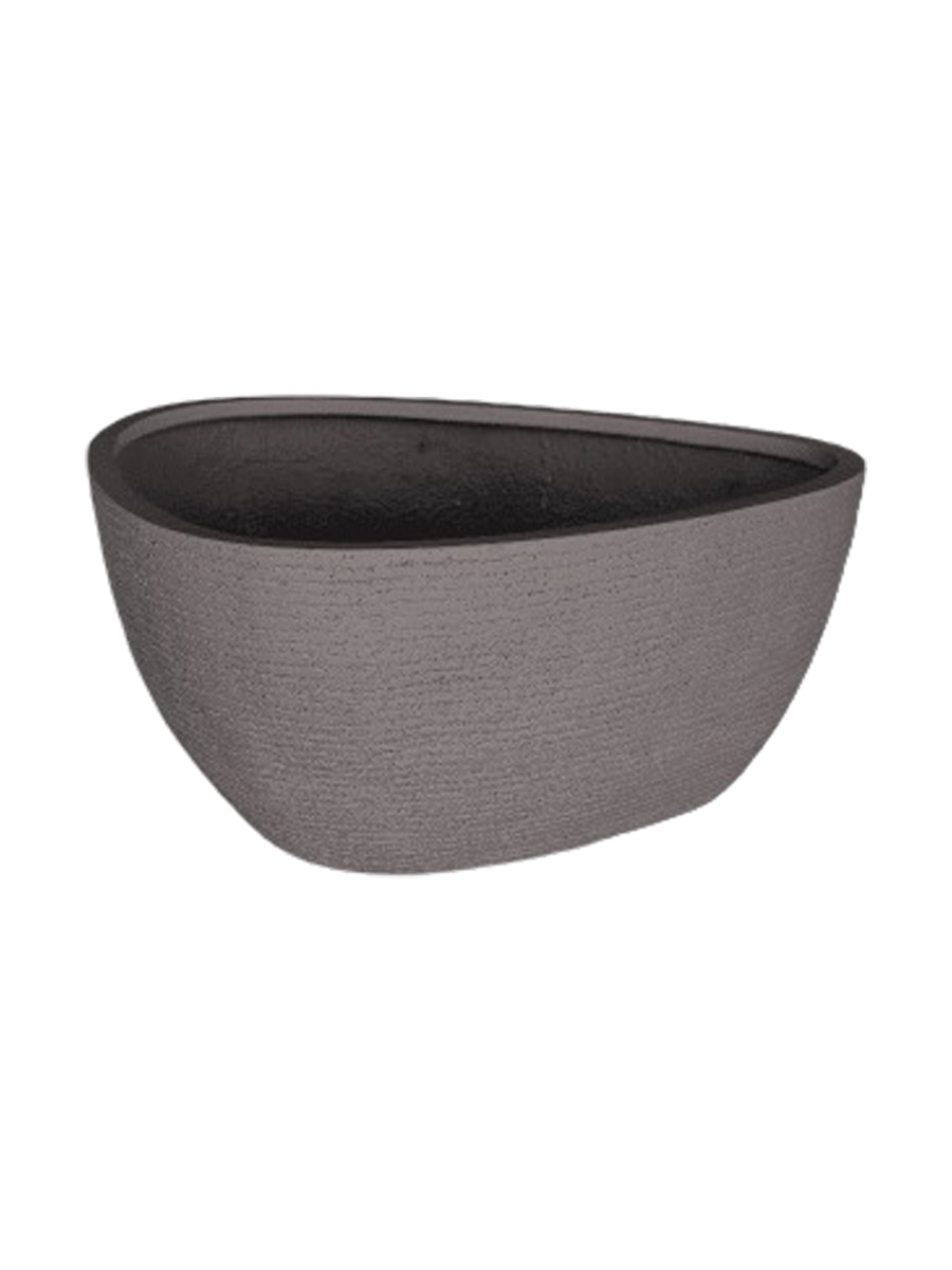 
Pot de fleurs "Ruvido Organic" de haute qualité pour l'intérieur et l'extérieur, différentes tailles - Ø 74 x Hauteur 40 cm / Taupe