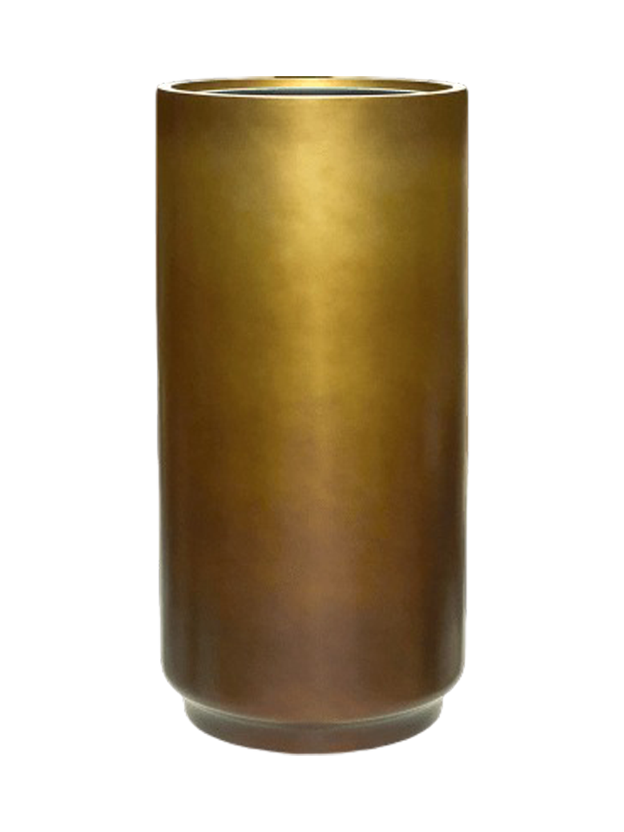 
Hochwertiger Blumentopf „Gradient Zylinder“, verschiedene Grössen - Honey matt / Ø 40 x Höhe 80 cm