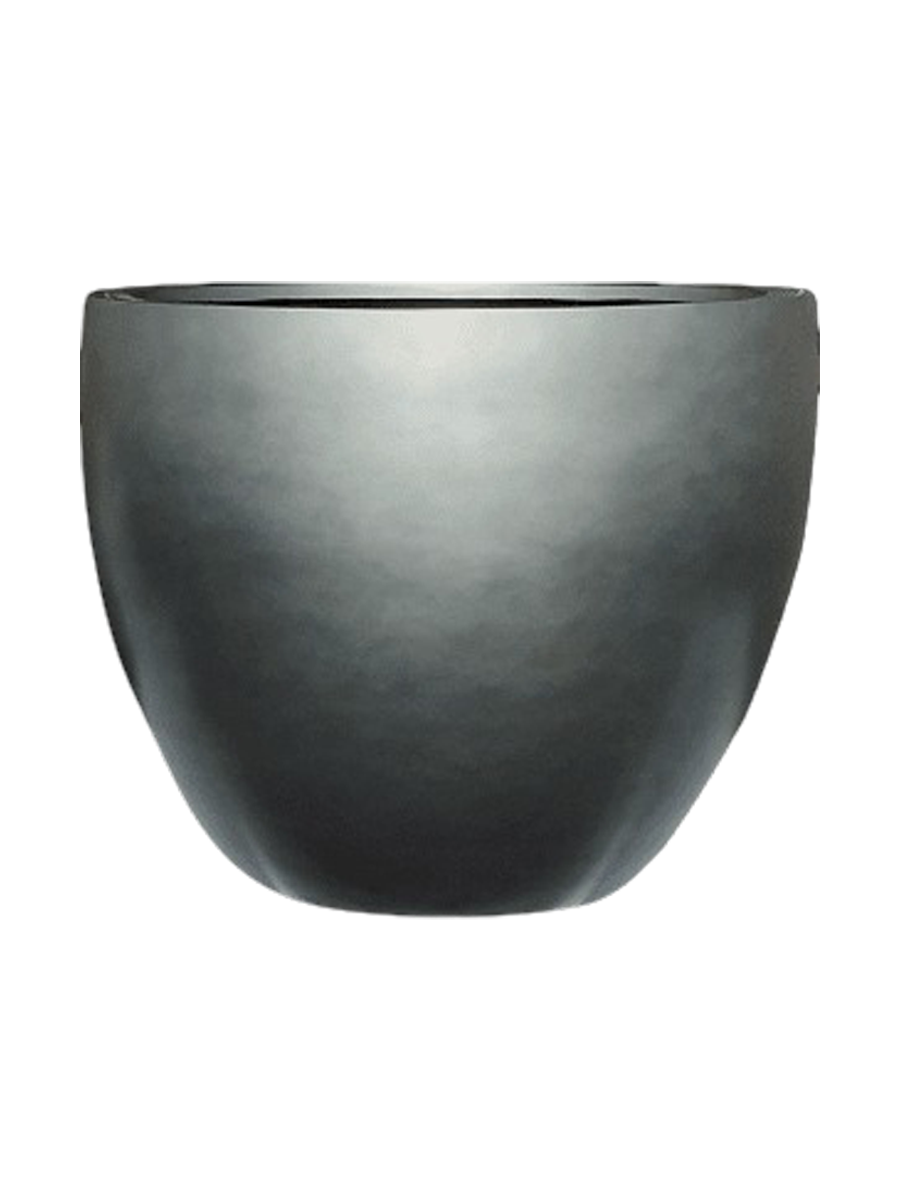 
Vaso da fiori grande „Gradient Ballon“, diverse dimensioni - Grigio opaco / XL - Ø 70 x Altezza 56 cm