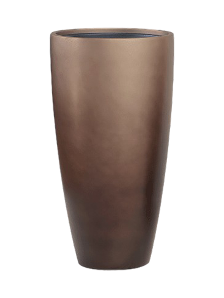 
Hochwertiger Blumentopf „Gradient Partner“, verschiedene Grössen - Coffee Matt / Ø 40 x Höhe 75 cm