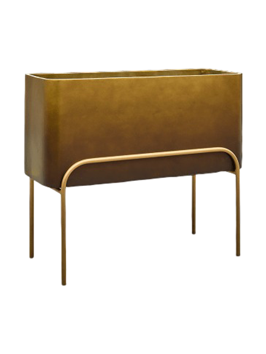 
High-quality flower pot "Gradient Elevated", various sizes - Honey matte / 82 x 34 x height 69 cm