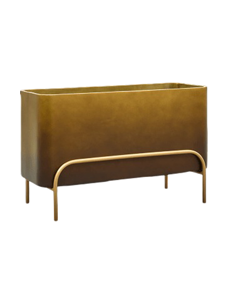 
High-quality flower pot "Gradient Elevated", various sizes - Honey matte / 82 x 34 x height 51 cm
