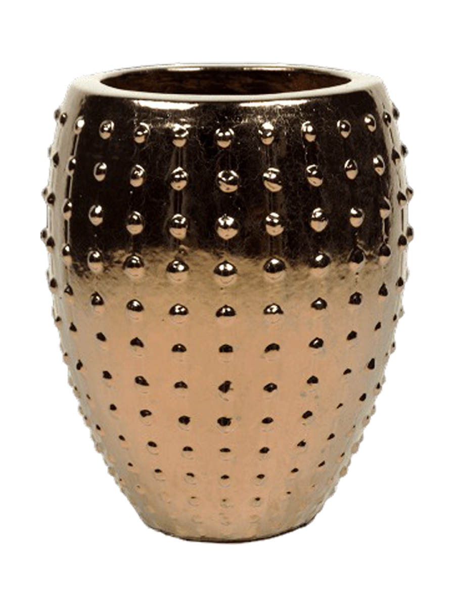 
High-quality Indoor/Outdoor Planter "Laos Emperor", various sizes - Gold / Ø 54 x height 67 cm