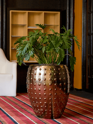 
High-quality Indoor/Outdoor Planter "Laos Emperor", various sizes - Gold / Ø 54 x height 67 cm