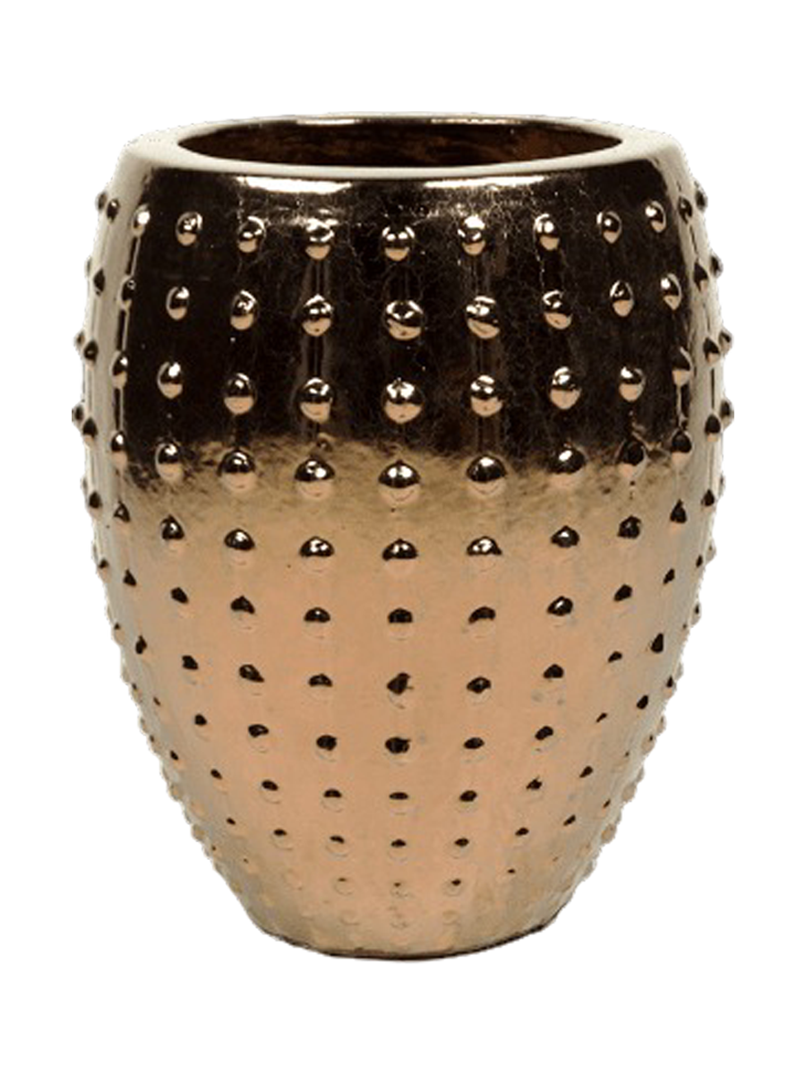 
High-quality Indoor/Outdoor Planter "Laos Emperor", various sizes - Gold / Ø 64 x Height 80 cm