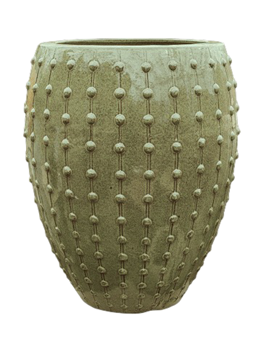 
High-quality Indoor/Outdoor Planter "Laos Emperor", various sizes - Green / Ø 64 x Height 80 cm