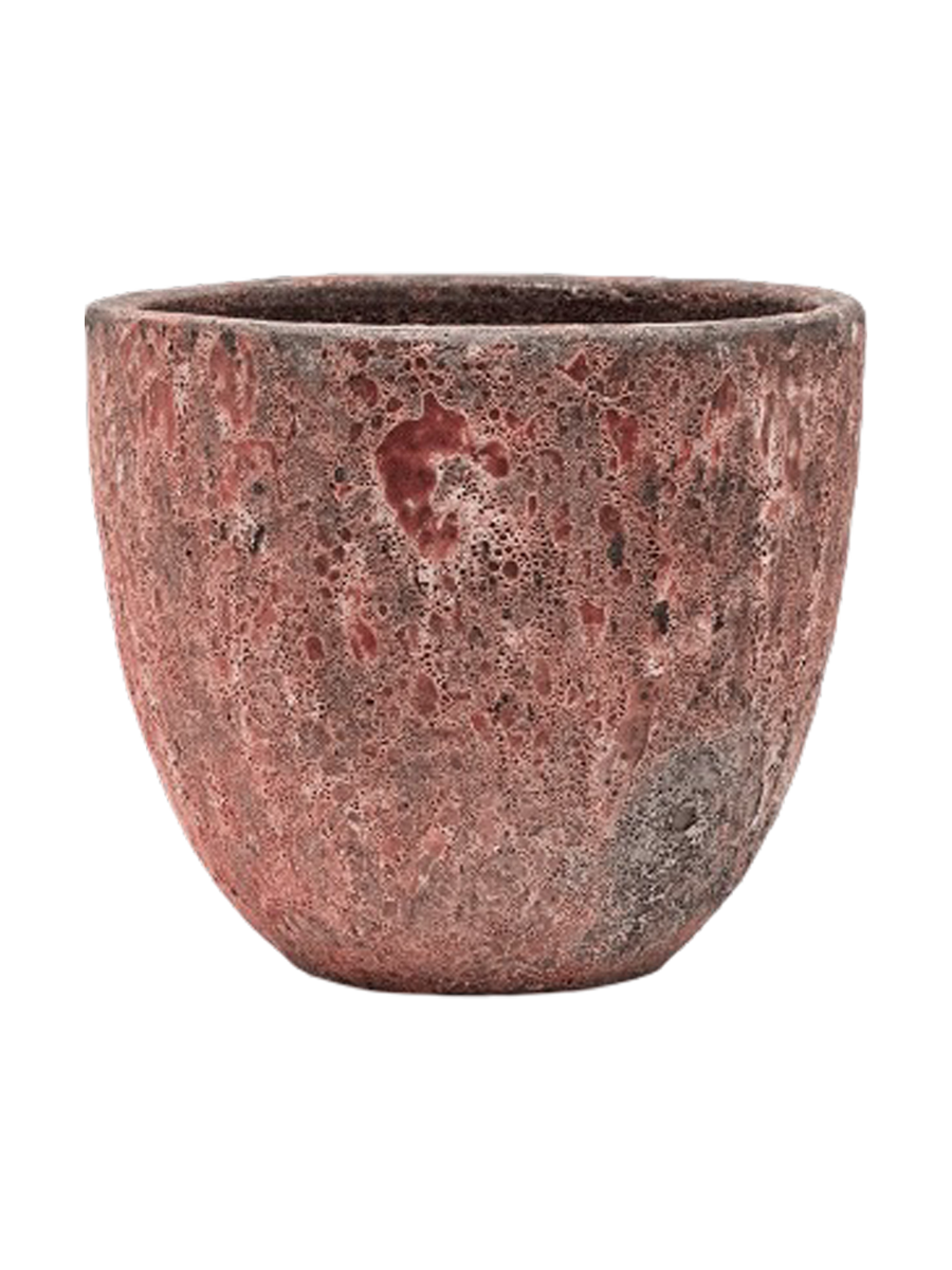 
High-Quality Indoor/Outdoor Planter "Lava Couple", various sizes - Pink / Ø 45 x Height 42 cm