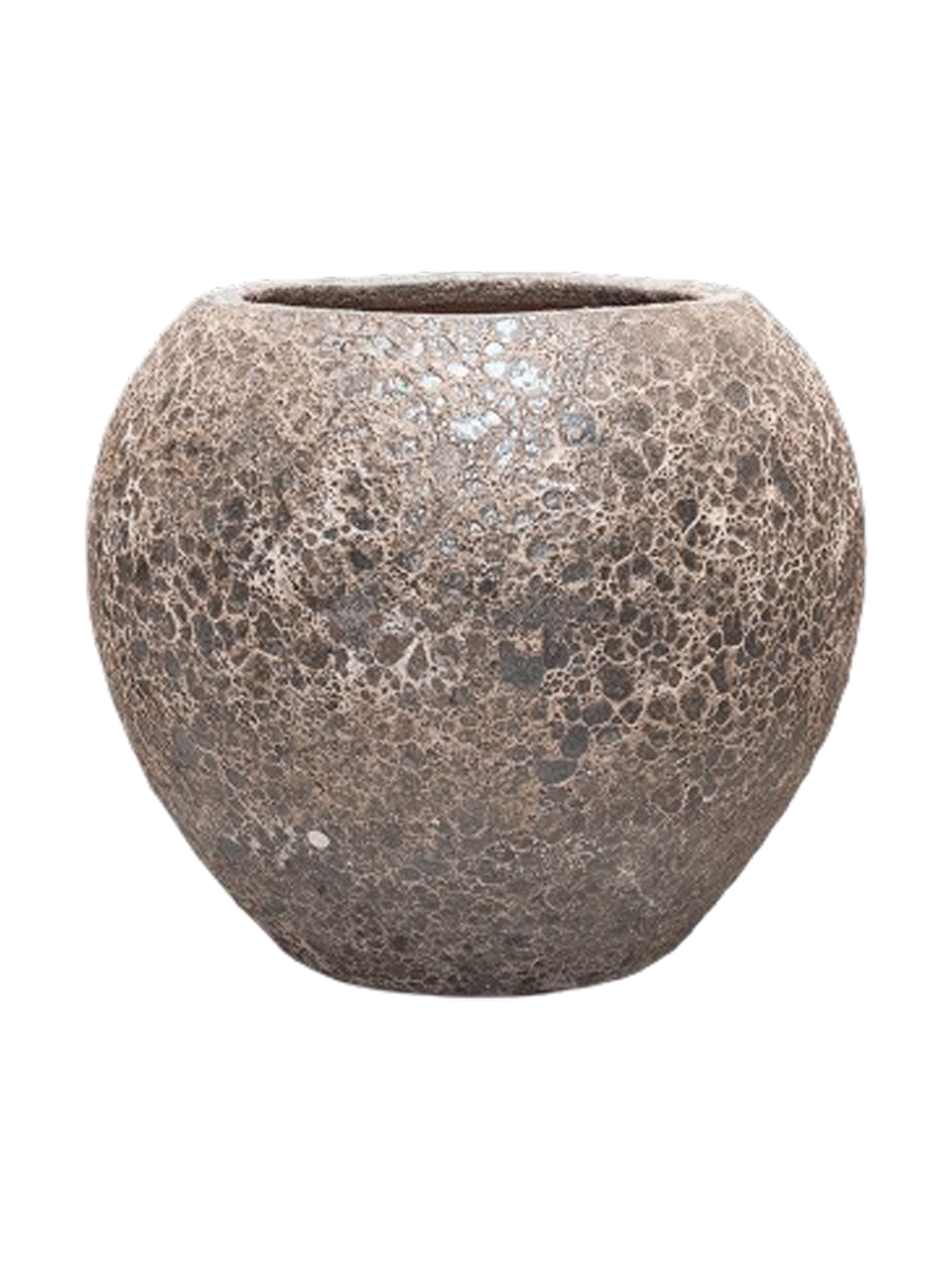 
Large, exclusive indoor/outdoor planter "Lava Balloon", various sizes - Relic Rust Metal / Ø 49 x Height 43 cm