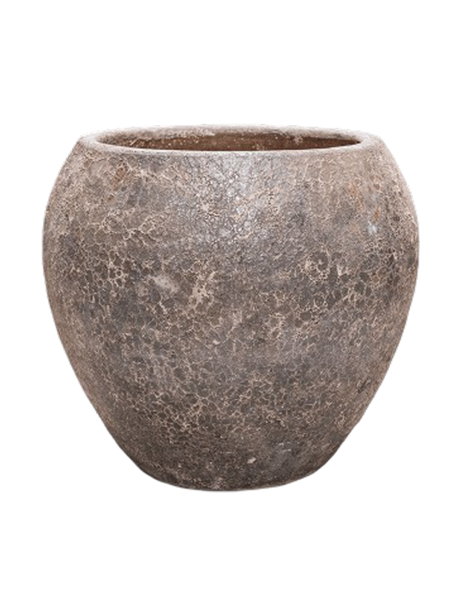 
Large, exclusive indoor/outdoor planter "Lava Balloon", various sizes - Relic Rust Metal / Ø 54 x height 50 cm
