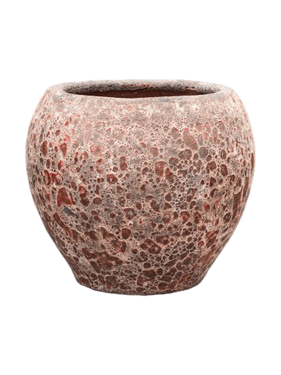 
Large, exclusive indoor/outdoor planter "Lava Balloon", various sizes - Relic Pink / Ø 54 x height 50 cm