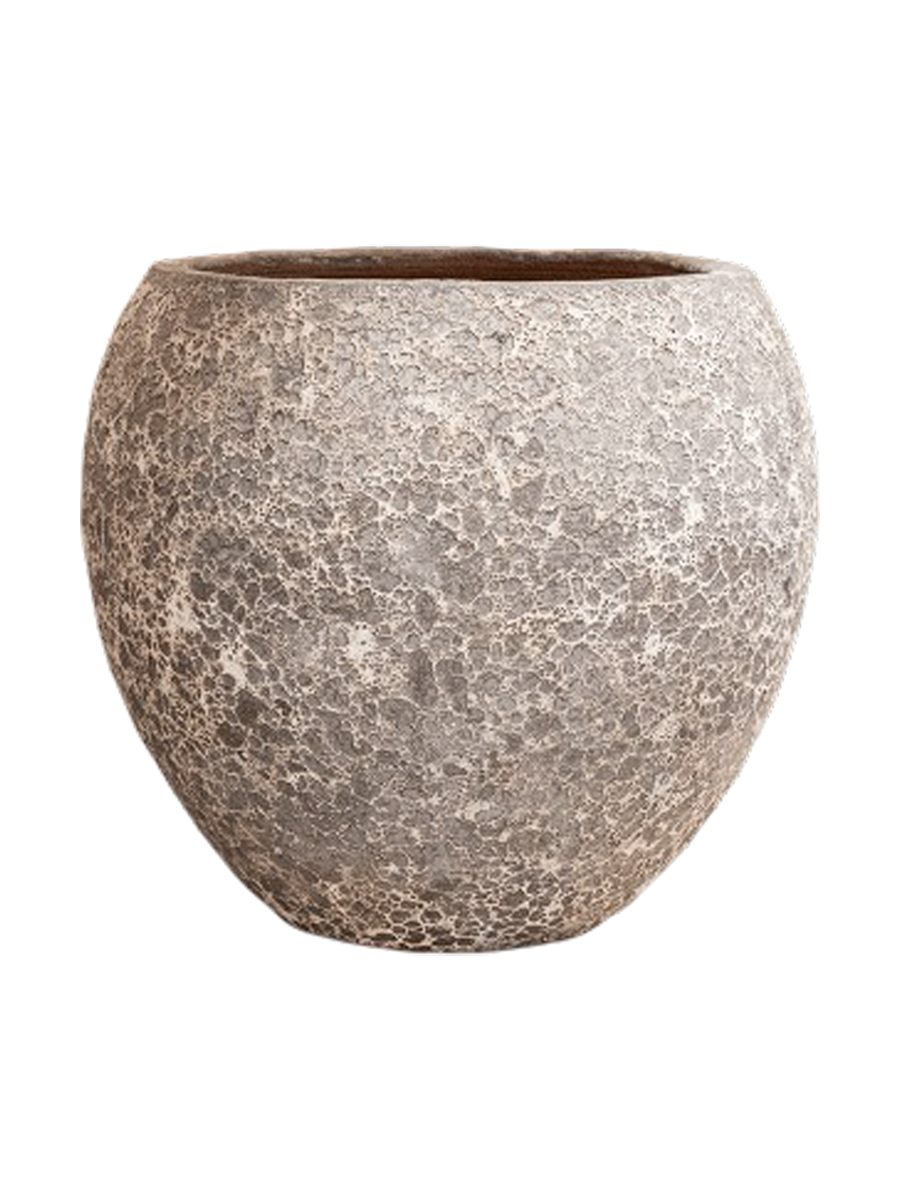 
Large, exclusive indoor/outdoor planter "Lava Balloon", various sizes - Relic Rust Metal / Ø 60 x Height 55 cm