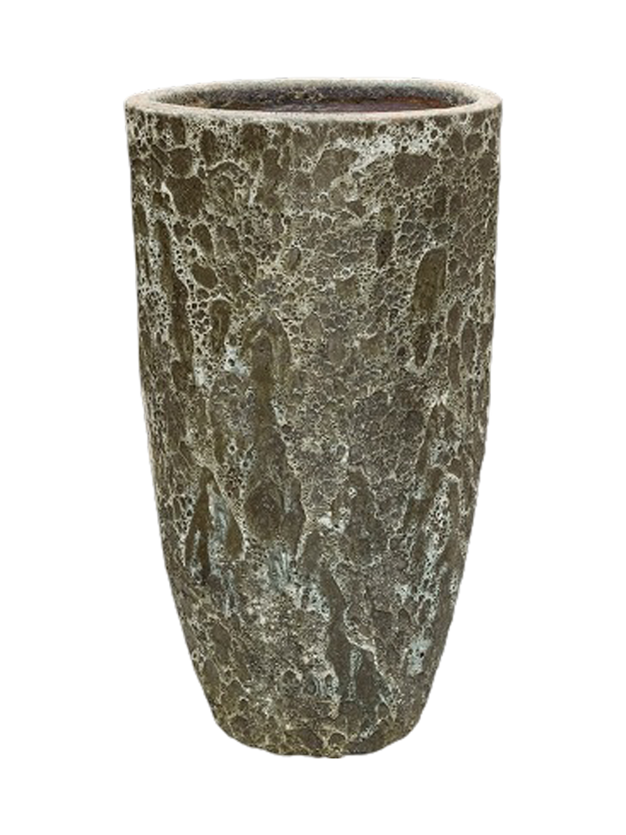 
Vaso da fiori grande e di alta qualità per interni/esterni „Lava Partner“, diverse dimensioni - Giada reliquia / Ø 55 x Altezza 105 cm