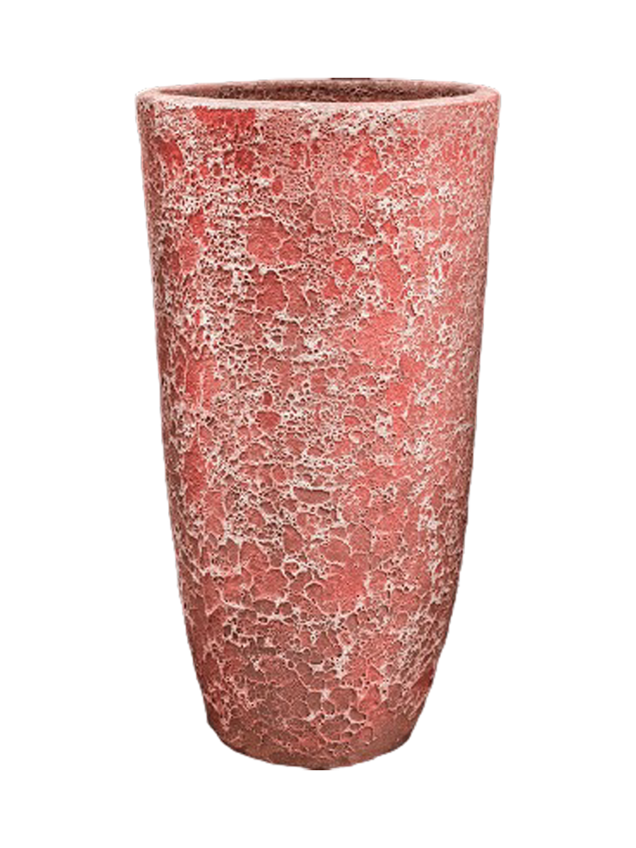 
Vaso da fiori grande e di alta qualità per interni/esterni „Lava Partner“, diverse dimensioni - Rosa Relic / Ø 55 x Altezza 105 cm