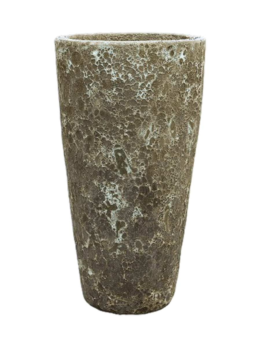 
Vaso da fiori grande e di alta qualità per interni/esterni „Lava Partner“, diverse dimensioni - Giada reliquia / Ø 35 x Altezza 65 cm