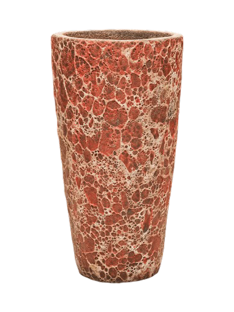 
Vaso da fiori grande e di alta qualità per interni/esterni „Lava Partner“, diverse dimensioni - Rosa Relic / Ø 35 x Altezza 65 cm
