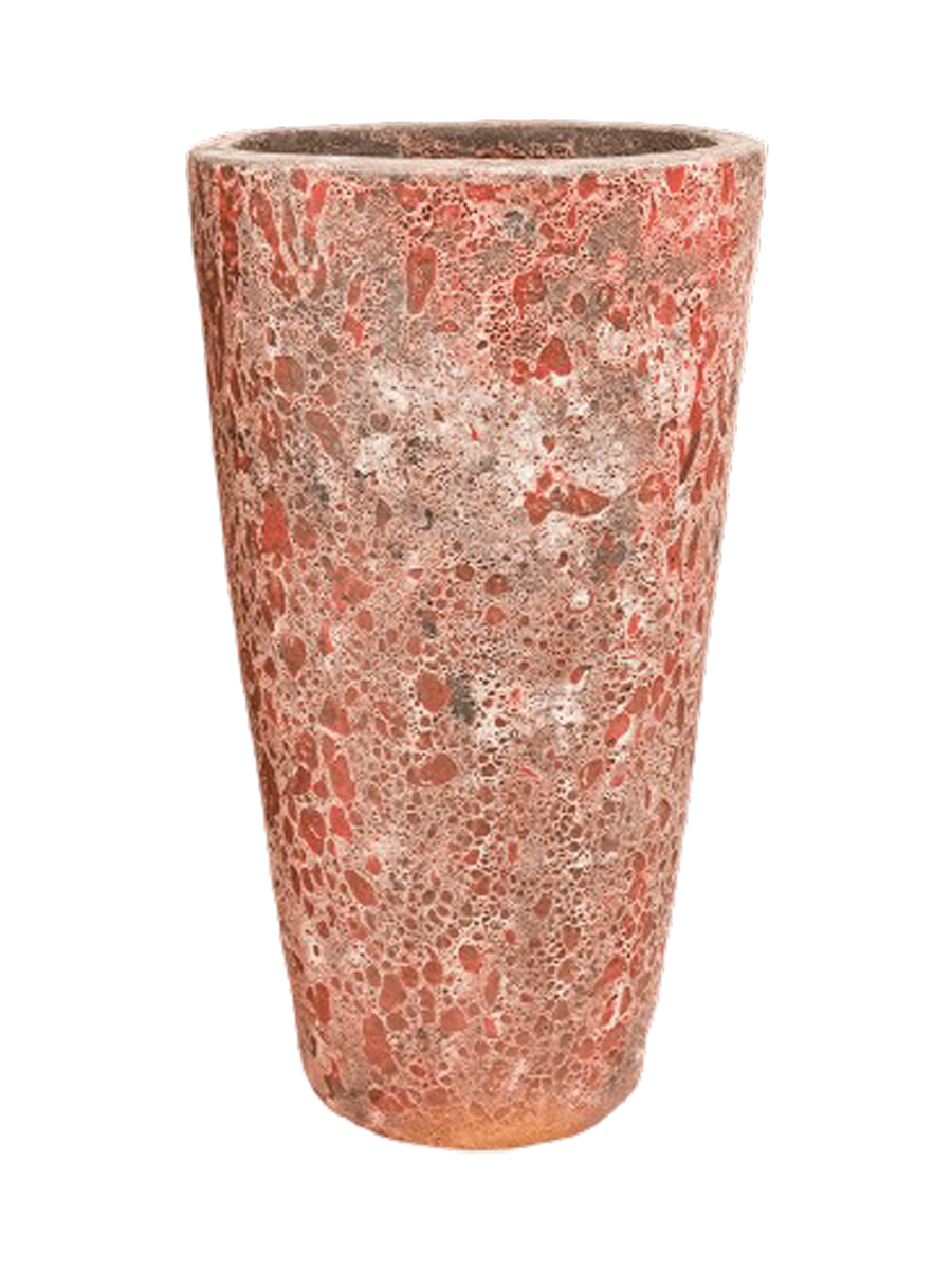
Vaso da fiori grande e di alta qualità per interni/esterni „Lava Partner“, diverse dimensioni - Rosa Relic / Ø 46 x Altezza 85 cm