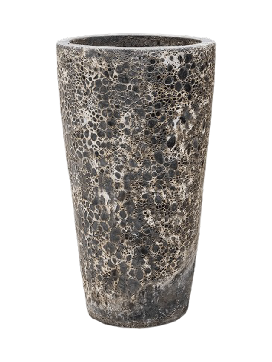 
Vaso da fiori grande e di alta qualità per interni/esterni „Lava Partner“, diverse dimensioni - Nero Relic / Ø 46 x Altezza 85 cm