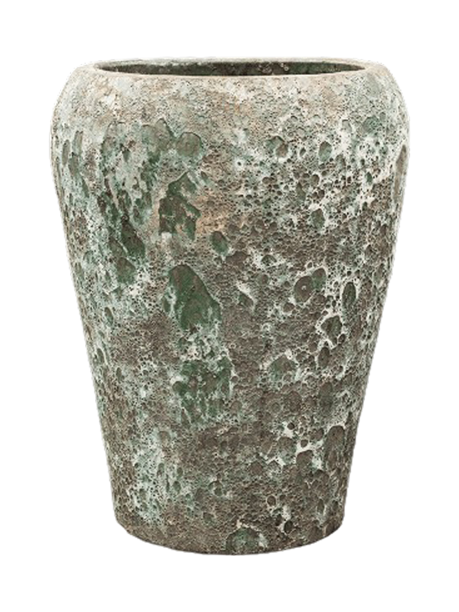 
Large, exclusive indoor/outdoor planter "Lava Coppa" - Relic Jade