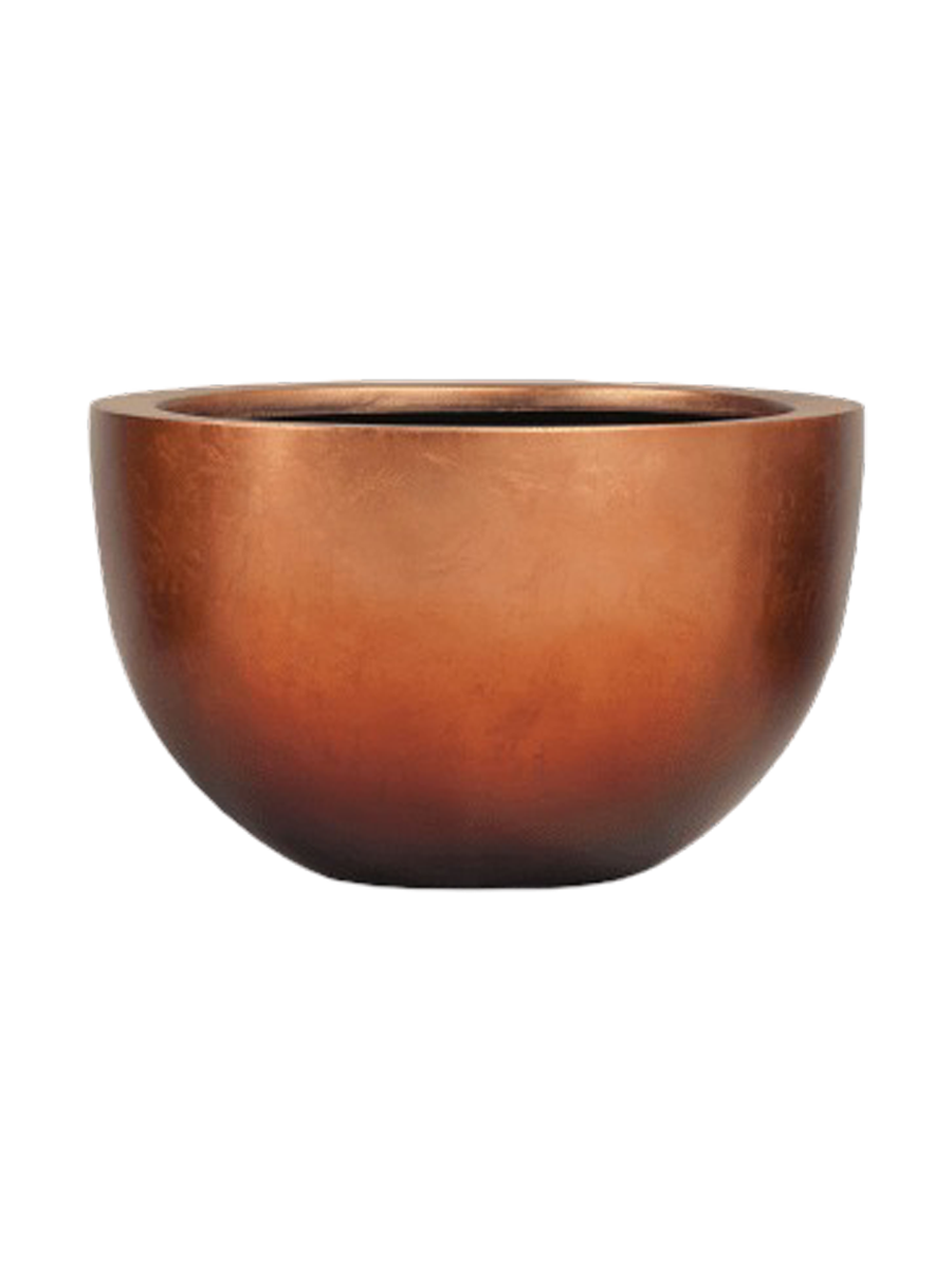 
Vaso da fiori grande „Metallic Bowl“ - Rame opaco