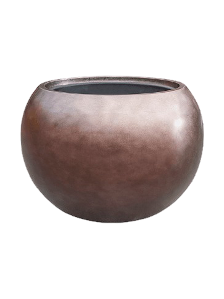 
Large flower pot "Metallic Globe", various sizes - Coffee Mat / Ø 50 x Height 37 cm