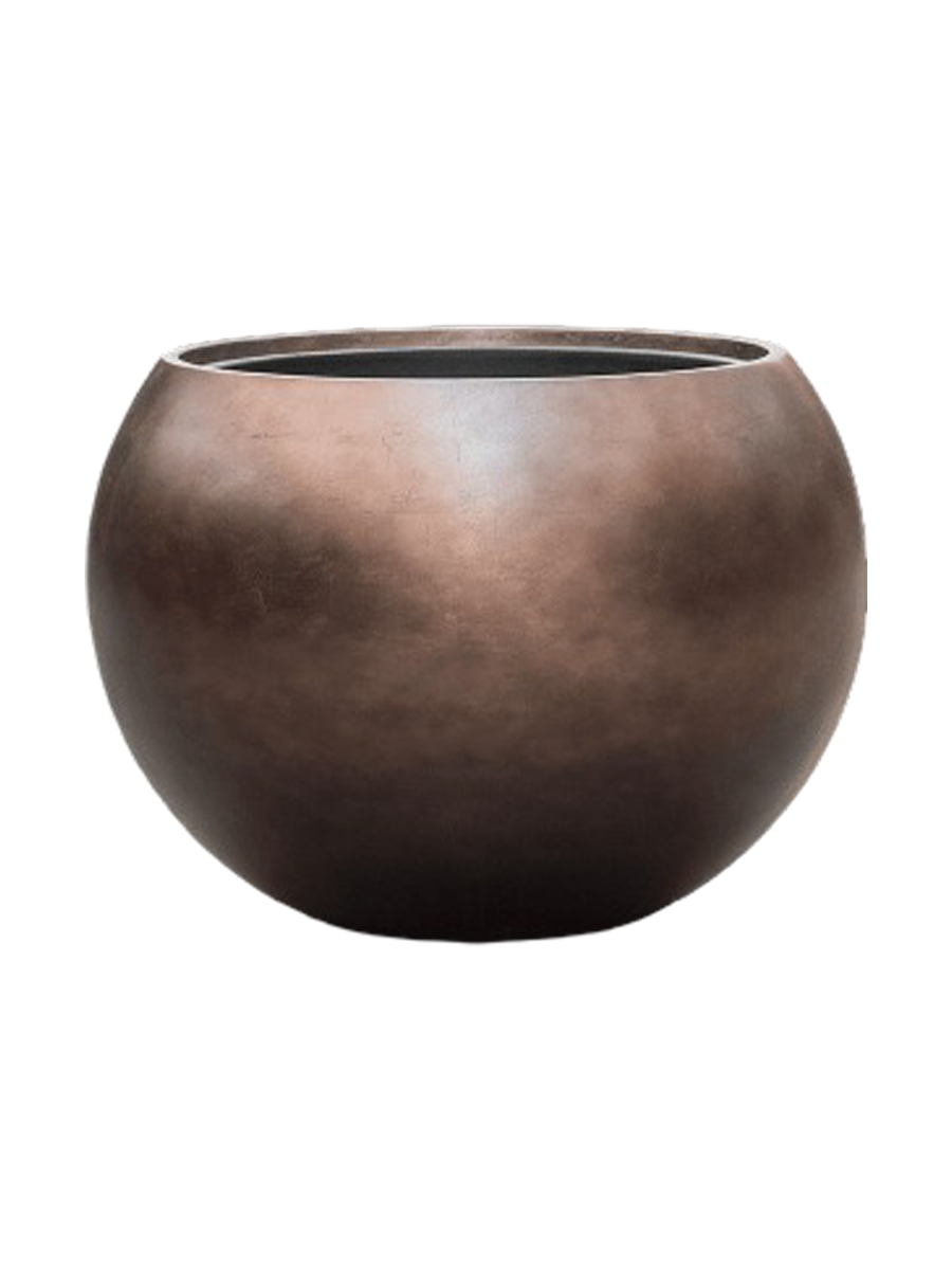 
Large flower pot "Metallic Globe", various sizes - Coffee Mat / Ø 60 x Height 43 cm