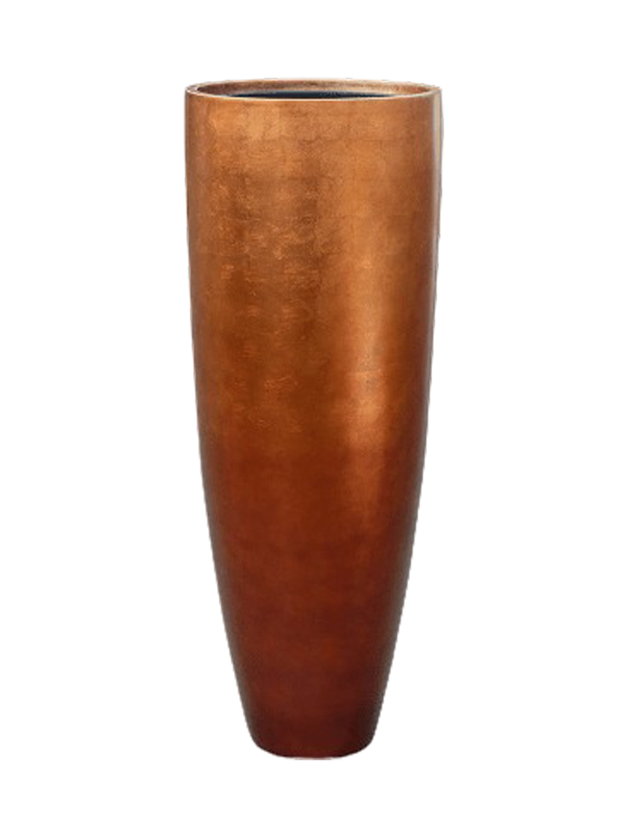 
Tall Planter "Metallic Partner", various sizes - Copper Matte / Ø 34 x height 90 cm