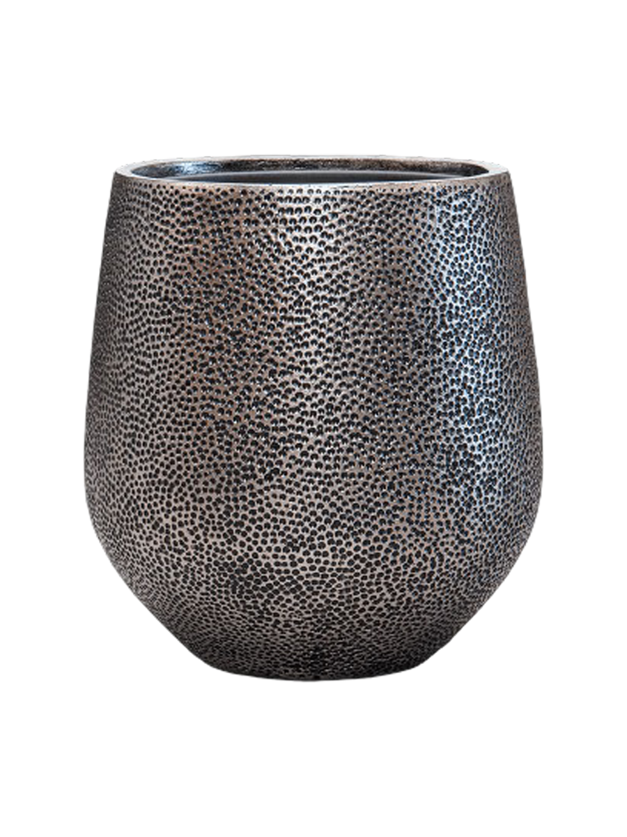 
Grosser, hochwertiger Blumentopf „Opus Hit Darcy“, verschiedene Grössen - Silber / Ø 45 x Höhe 48 cm