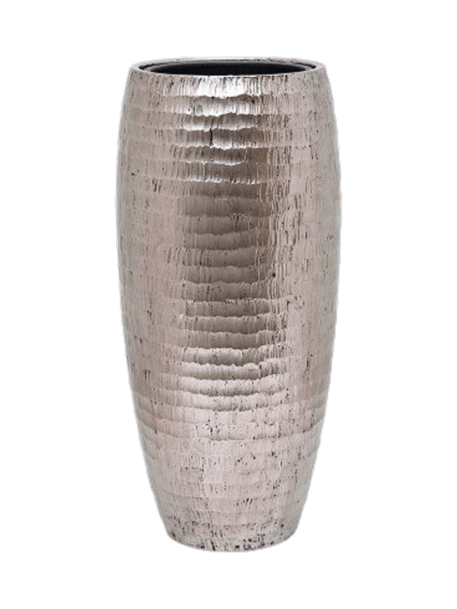 
Vaso da fiori alto „Opus Partner Hammered“, diverse dimensioni - Argento / Ø 35 x Altezza 75 cm