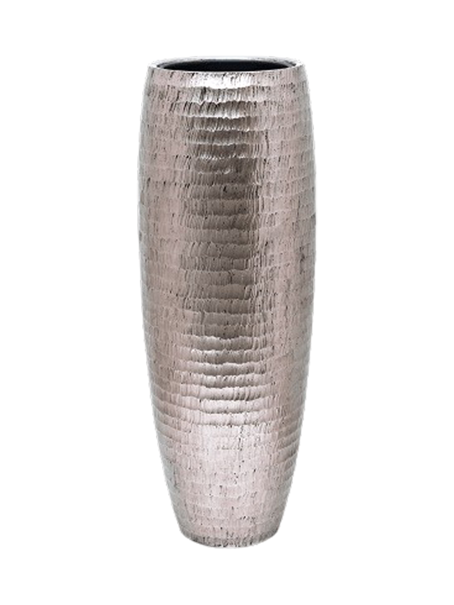 
Vaso da fiori alto „Opus Partner Hammered“, diverse dimensioni - Argento / Ø 35 x Altezza 97 cm