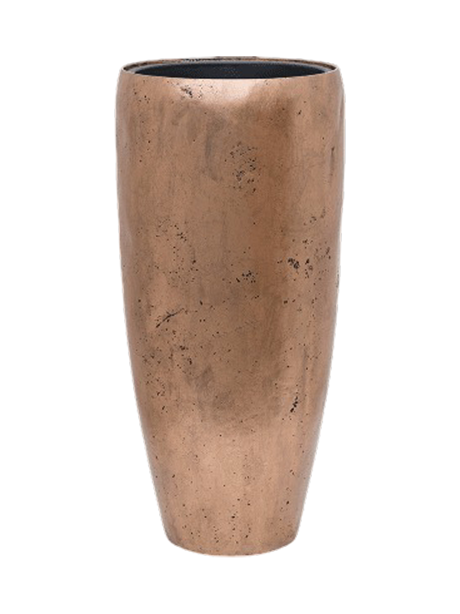 
Hochwertiger Blumentopf „Opus Raw Partner“, verschiedene Grössen - Silber / Ø 40 x Höhe 85 cm