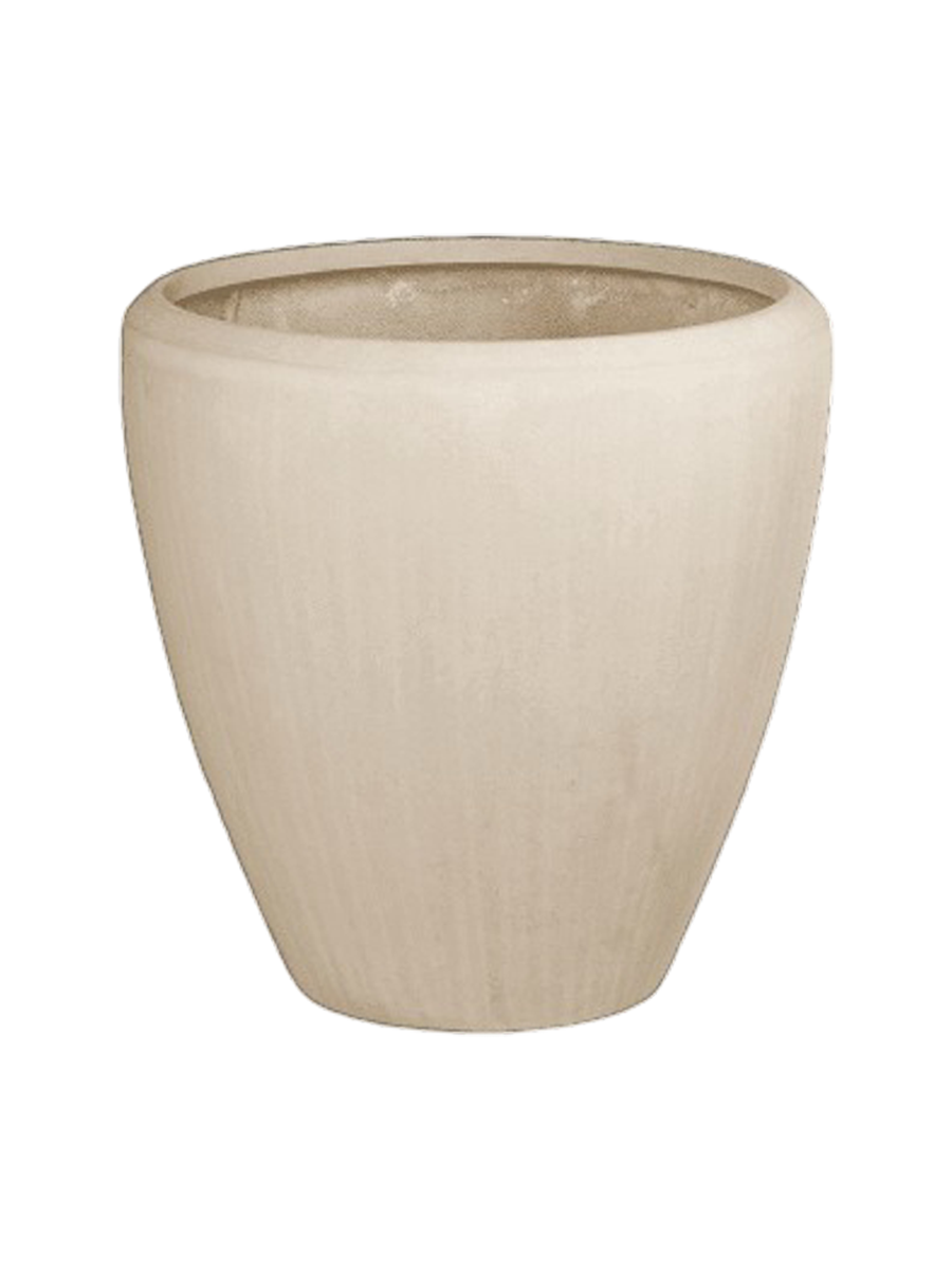 
Grosser Blumentopf „Polystone Plain Couple“, verschiedene Grössen - Beige / Ø 65 x Höhe 65 cm