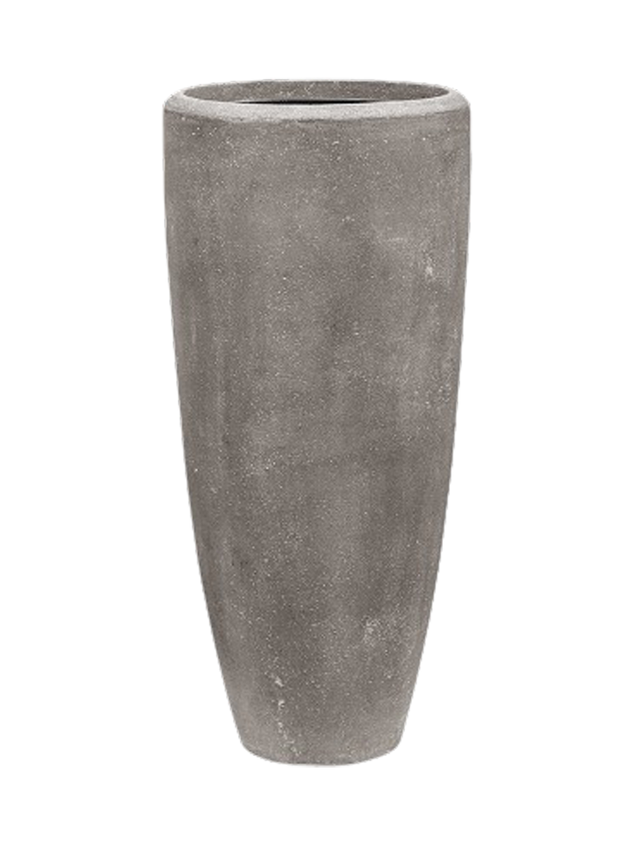 
Hoher Blumentopf „Polystone Plain Partner“, verschiedene Grössen - Grau / Ø 30 x Höhe 70 cm