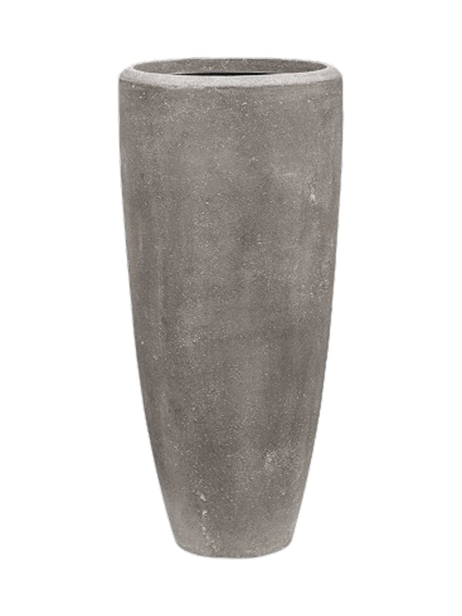 
Hoher Blumentopf „Polystone Plain Partner“, verschiedene Grössen - Grau / Ø 37 x Höhe 90 cm