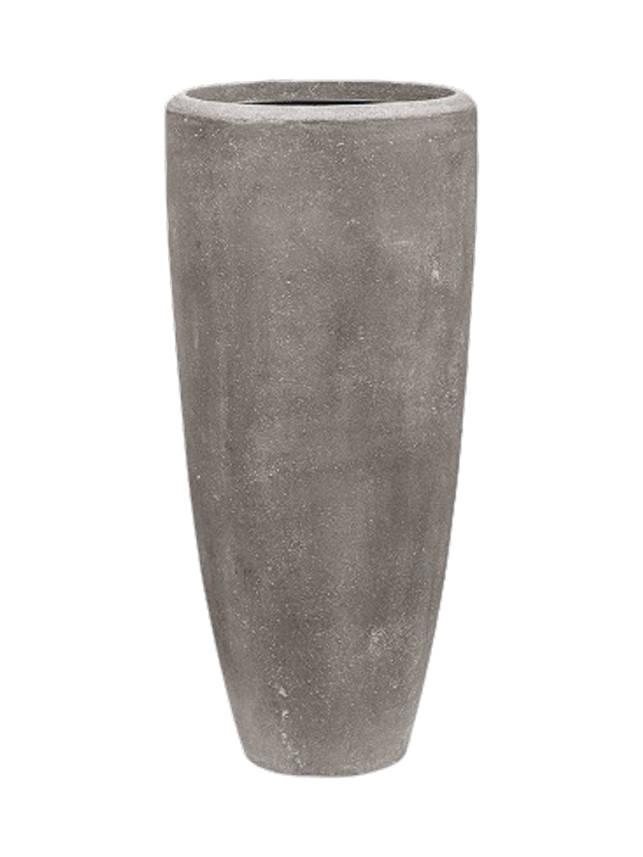 
Hoher Blumentopf „Polystone Plain Partner“, verschiedene Grössen - Grau / Ø 50 x Höhe 120 cm