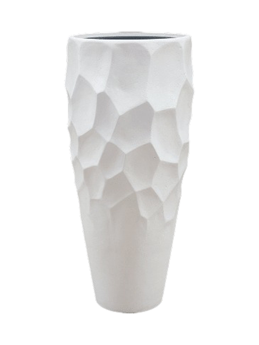 
Vaso da fiori grande „Polystone Nathan James Partner“, diverse dimensioni - Bianco / Ø 46 x Altezza 110 cm