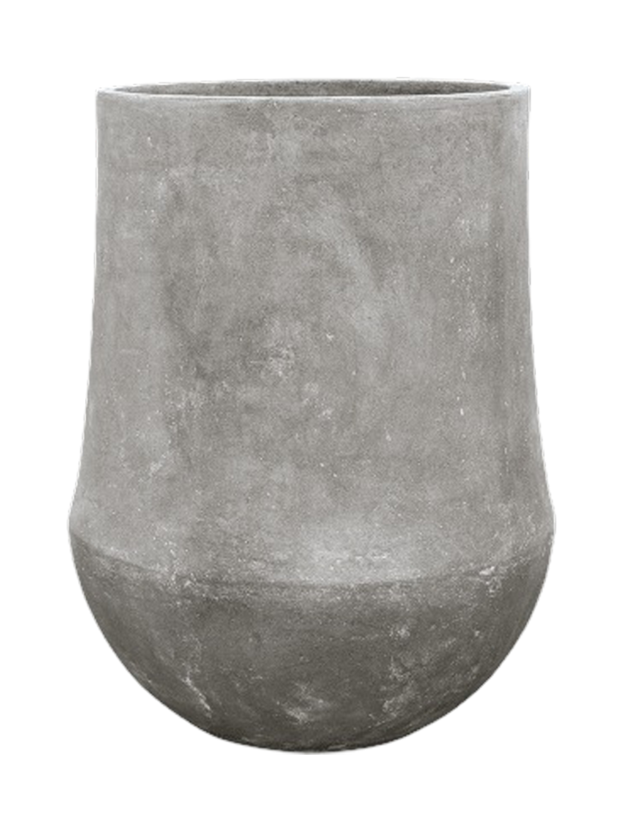 
Large Indoor/Outdoor Plant Pot "Polystone Coated Plain Darcy", various sizes - Grey / Ø 56 x 72 cm