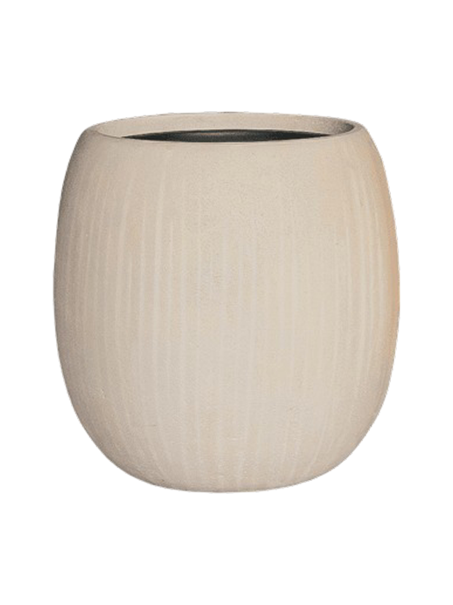 
In-/Outdoor Blumentopf „Polystone Coated Plain Balloon“, verschiedene Grössen - Beige / Ø 42 x Höhe 42 cm