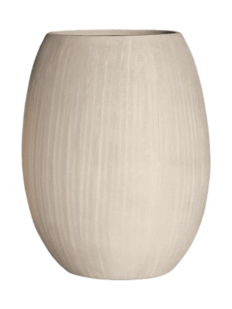 
In-/Outdoor Blumentopf „Polystone Coated Plain Balloon“, verschiedene Grössen - Beige / Ø 52 x Höhe 68 cm