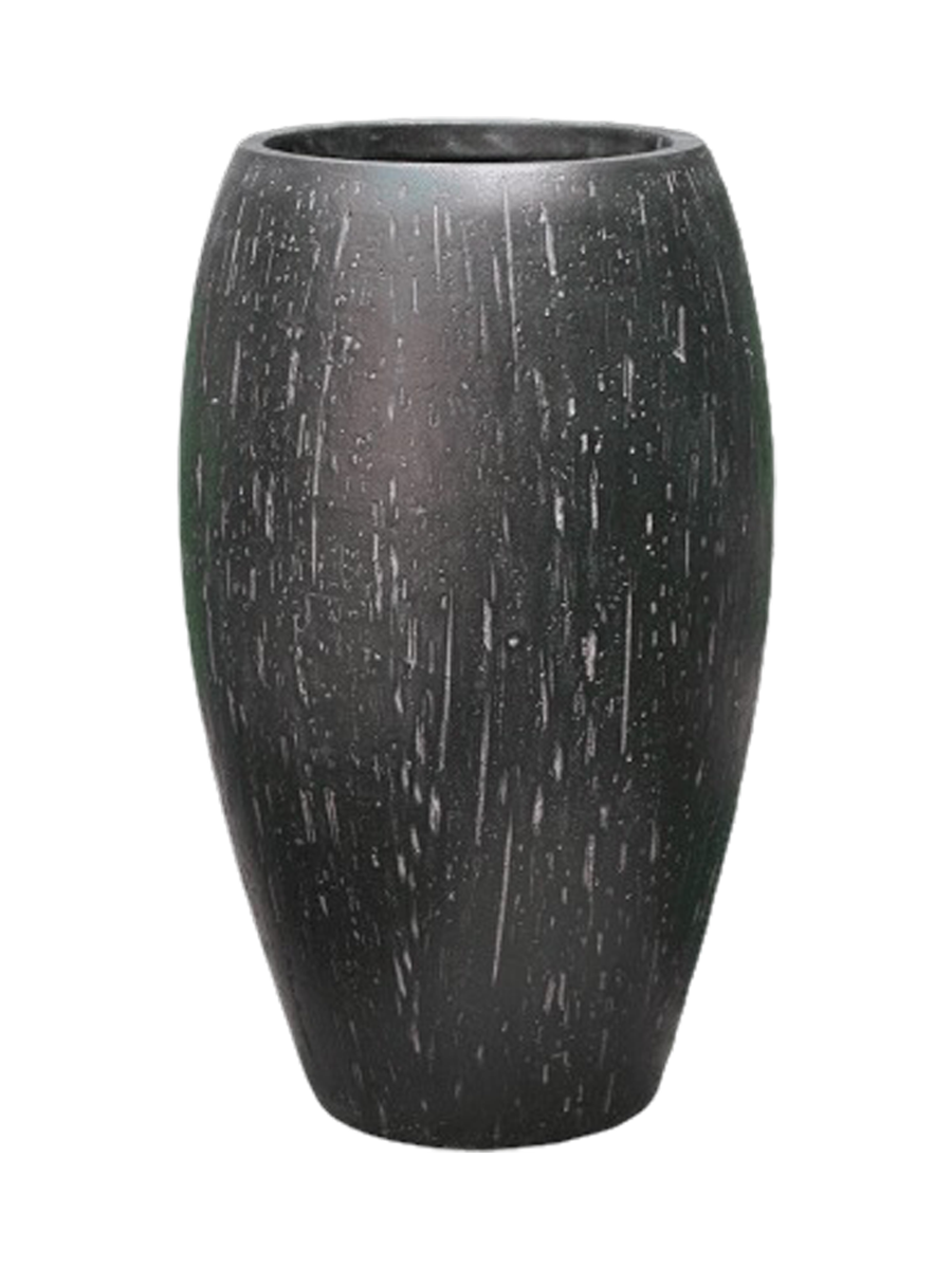 
High-quality indoor/outdoor planter "Raindrop Emperor", various sizes - Anthracite / Ø 53 x Height 88 cm
