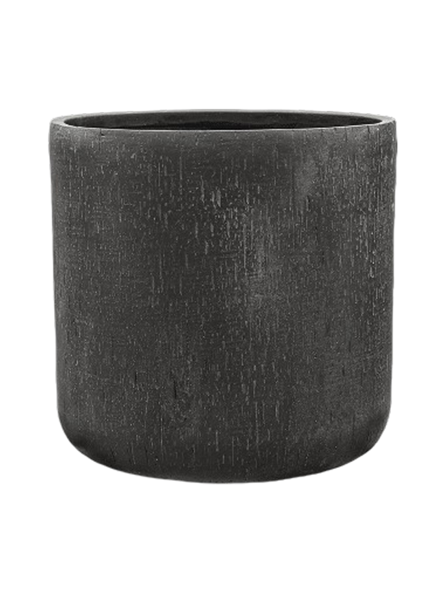 
Vaso per piante di alta qualità da interno ed esterno «Raindrop Cylinder» - Antracite