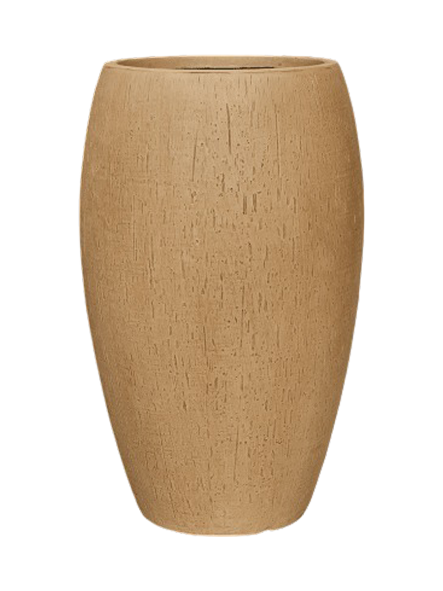 
High-quality indoor/outdoor planter "Raindrop Emperor", various sizes - Caramel / Ø 37 x height 60 cm