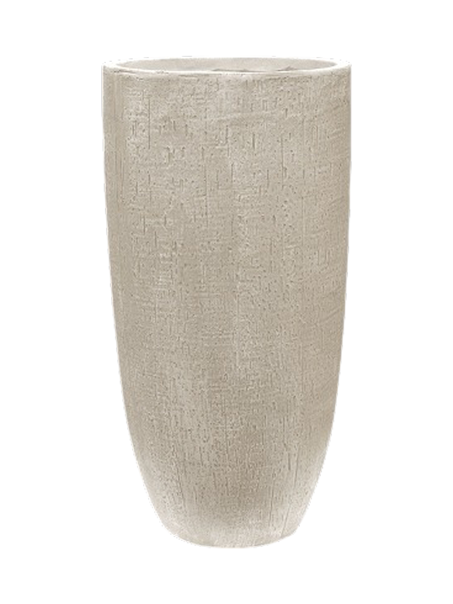 
Hochwertiger In-/Outdoor Blumentopf „Raindrop Partner“, verschiedene Grössen - Beige / Ø 32 x Höhe 62 cm