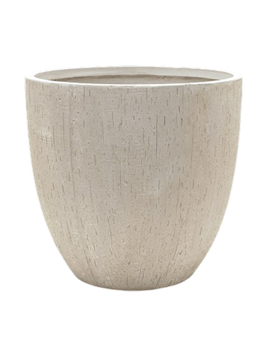 
Vaso per piante di alta qualità da interno ed esterno «Raindrop Couple» - Beige