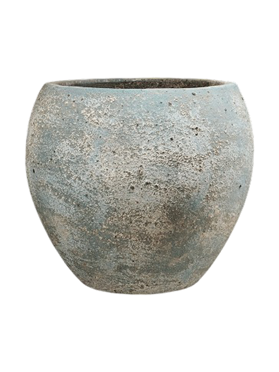 
Vaso da fiori di alta qualità per interni ed esterni „Sandora Balloon“, diverse dimensioni - Verde-blu / Ø 60 x Altezza 55 cm