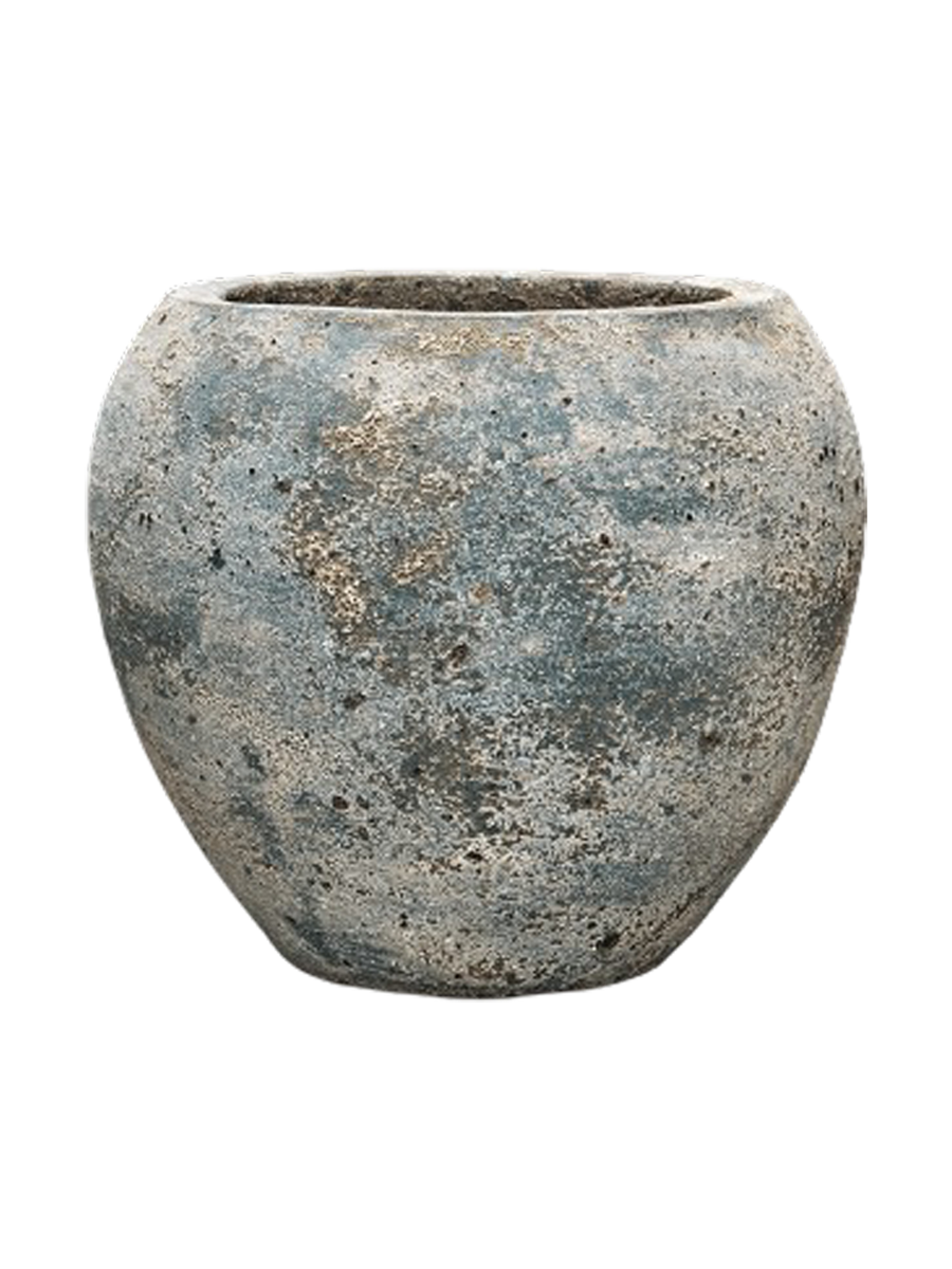 
Vaso da fiori di alta qualità per interni ed esterni „Sandora Balloon“, diverse dimensioni - Verde-blu / Ø 54 x Altezza 50 cm