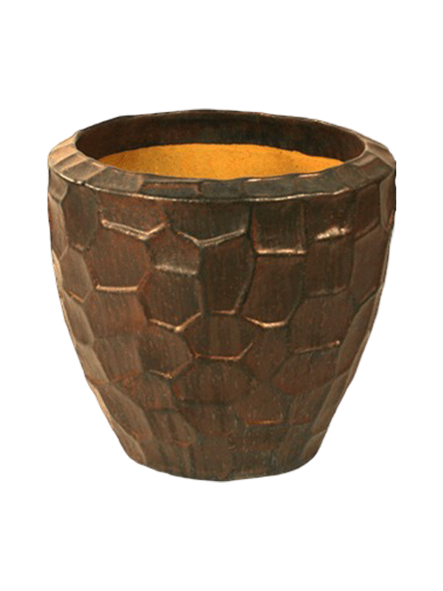 
Vaso per piante di alta qualità da interno ed esterno «Cascara Couple» - Bronzo