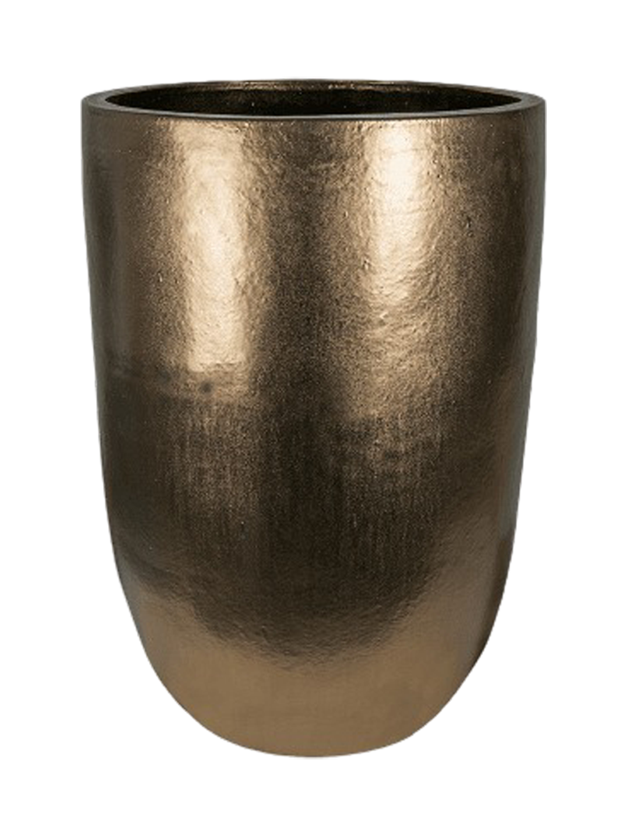 
Hochwertiger In-/Outdoor Blumentopf „Plain Partner“, verschiedene Grössen - Ø 52 x 79 cm / Gold